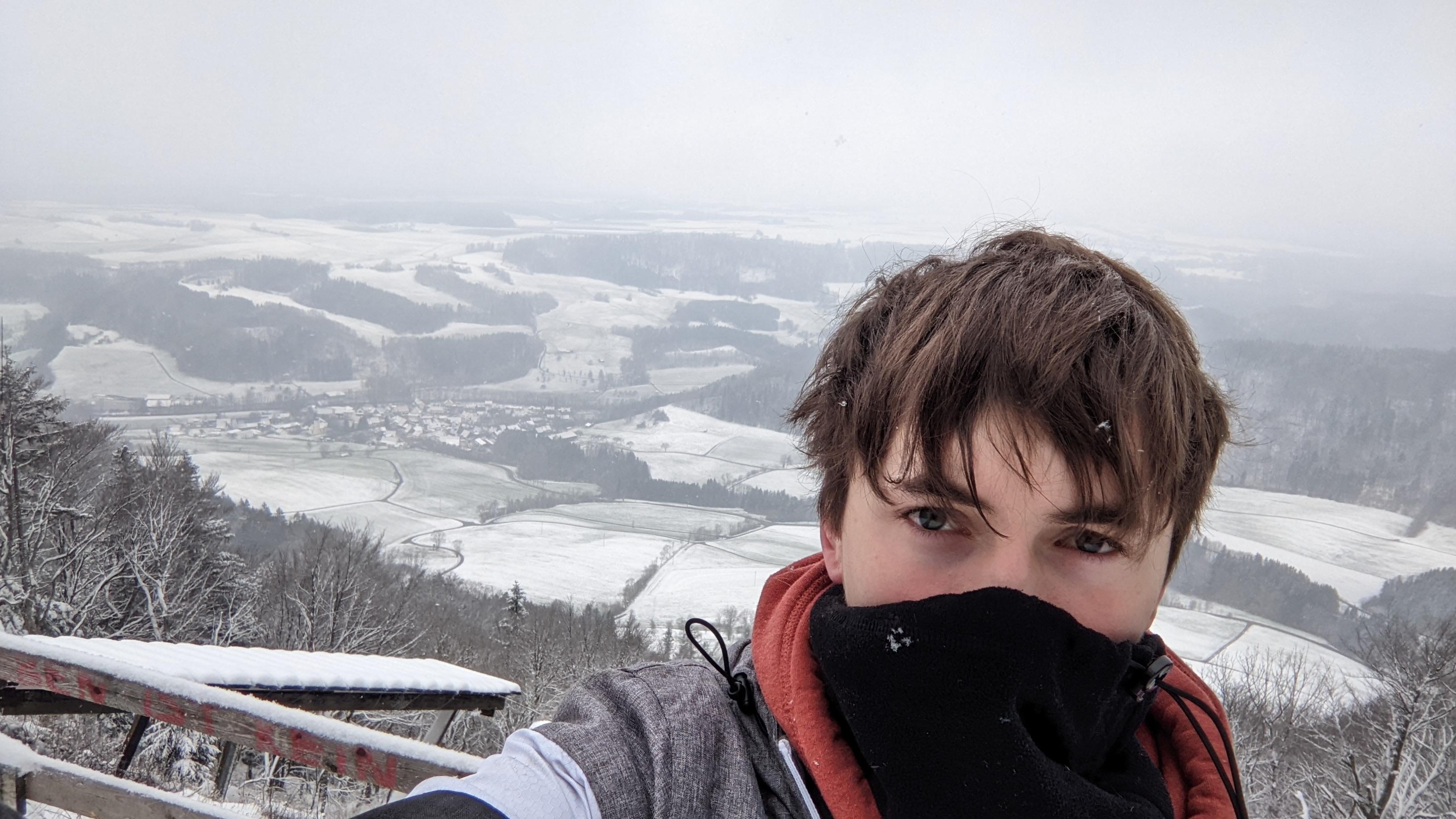 At the viewpoint above Blumberg