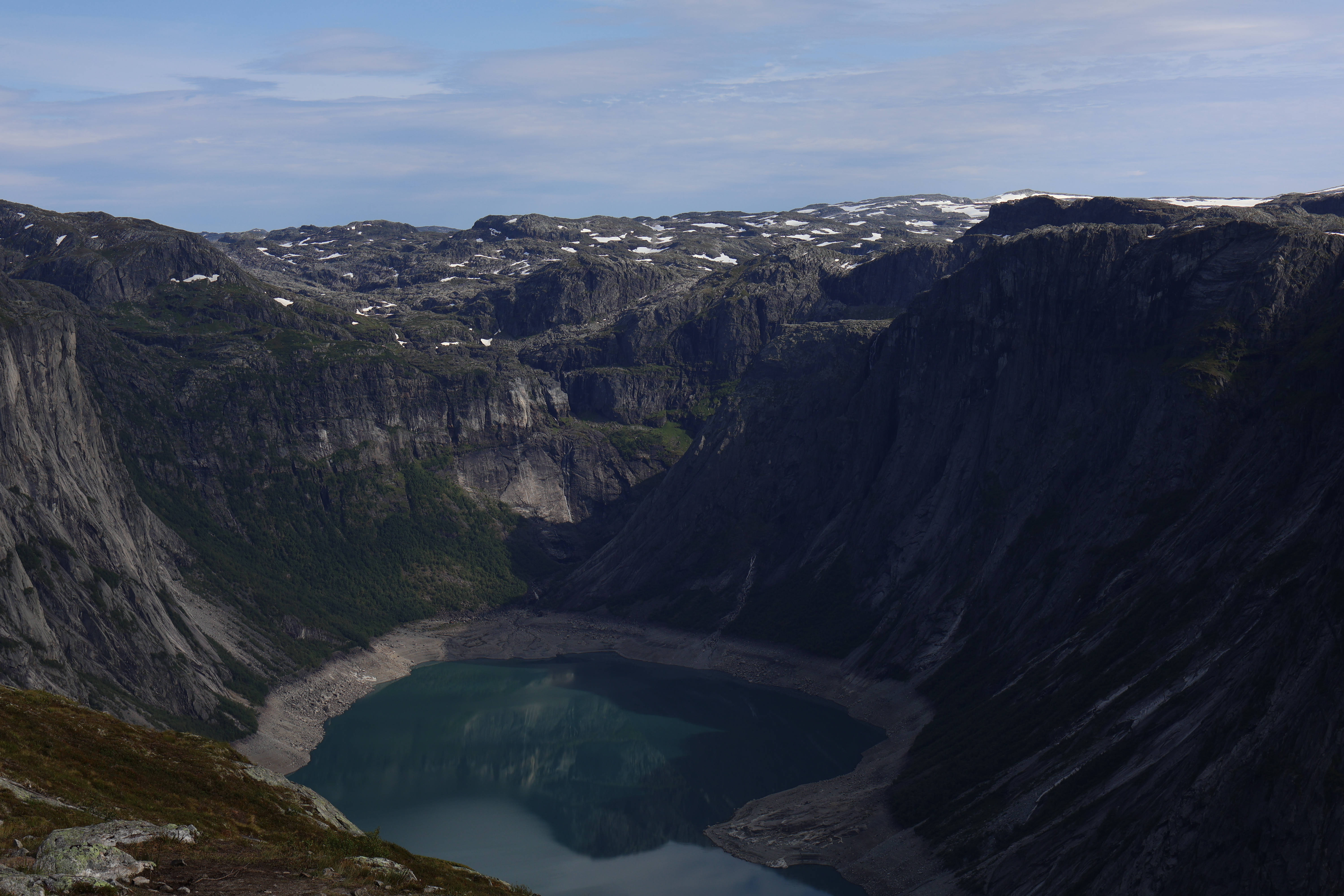 Ringedalsvatnet from the Trolltunga trail