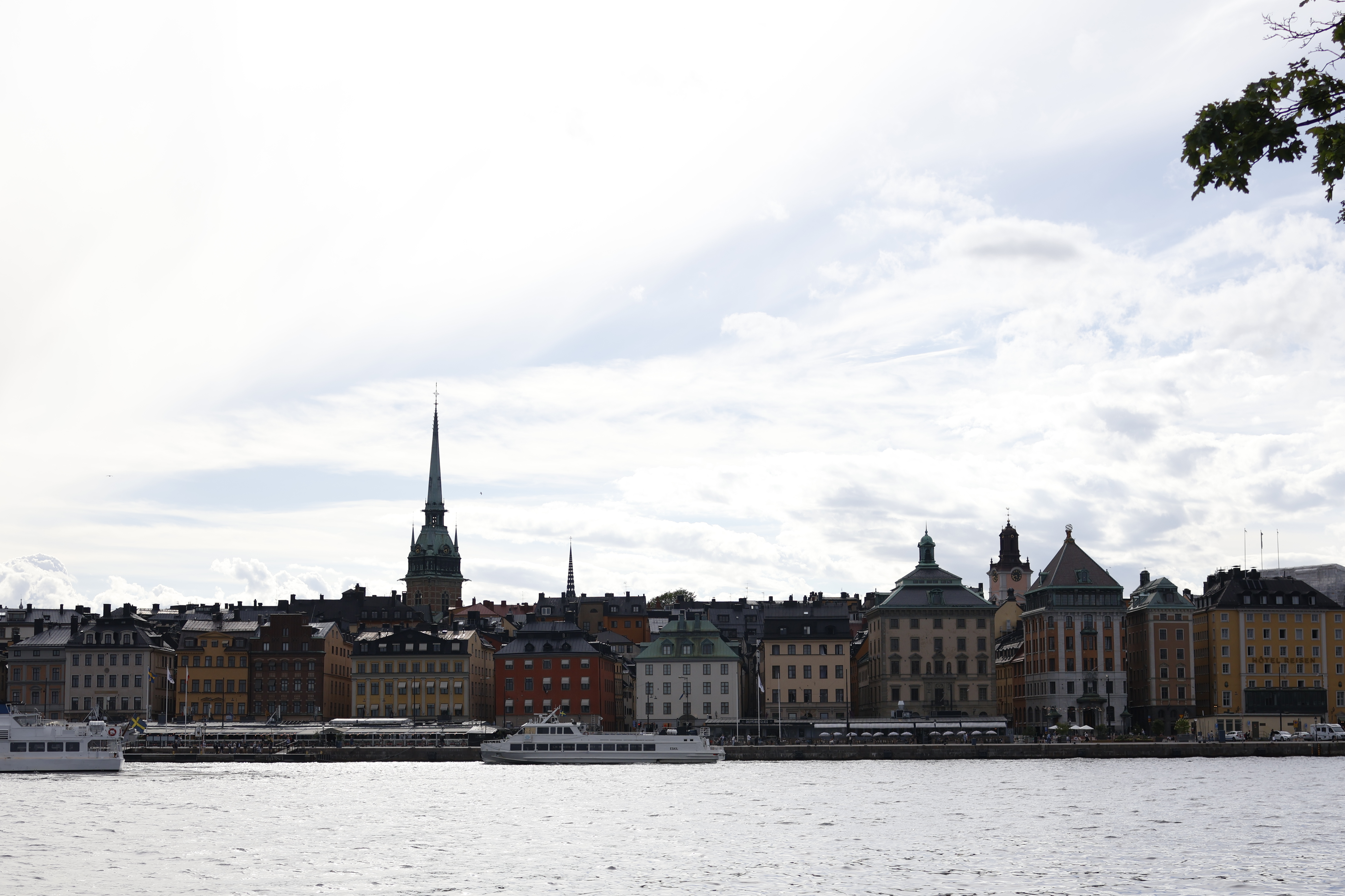 Gamla Stan skyline from the water